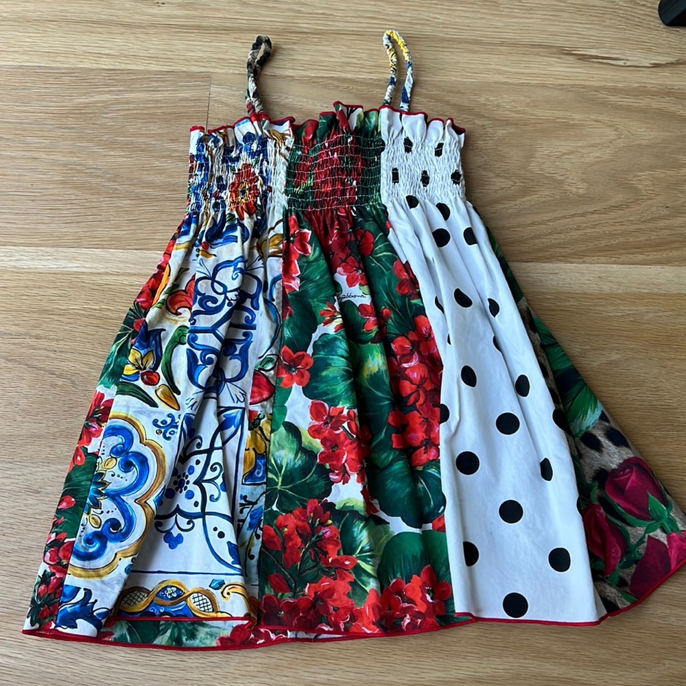 Authentic Sold Out Muti Print Dolce & Gabbana Dress